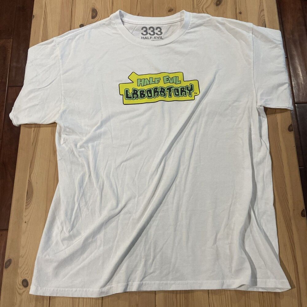 333 Half Evil White XL Dexter's Laboratory Cartoon Network
